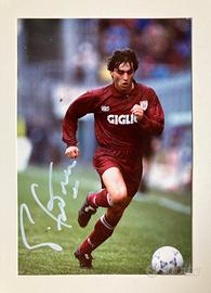 Foto con Autografo di Paulo Futre Reggiana Calcio