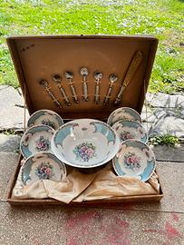 Servizio dessert posate argento