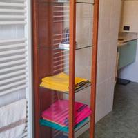 Vetrinetta scaffalata legno