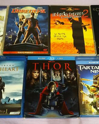Assortimento di Film in DVD e BluRay ORIGINALI