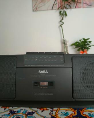 Radioregistratore stereo portatile Saba RCR 567