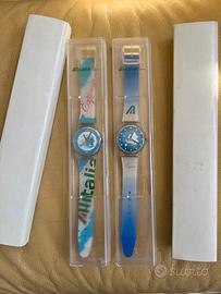 2 Orologi tipo Swatch ALITALIA EXPRESS