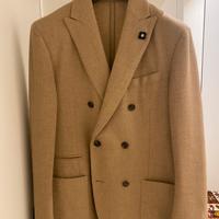 LARDINI Blazer sartoriale in cammello tg. 48