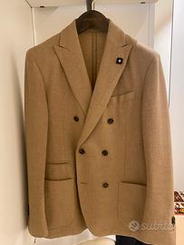LARDINI Blazer sartoriale in cammello tg. 48