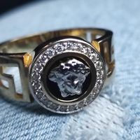 Anello Versace medusa