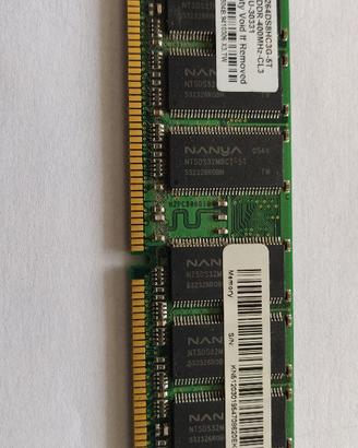 RAM 2 banchi da 512MB DDR 400MHz