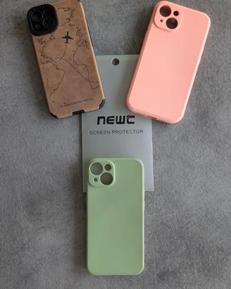 Cover e pellicola in vetro temperato IPhone 14