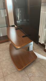 Porta tv con rotelle