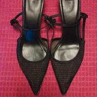 tacchi scamosciati/ traforati