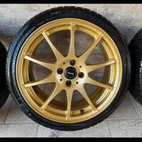 Cerchi e gomme invernali da 17 per fiat abarth