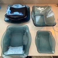 Servizio piatti in azzurro