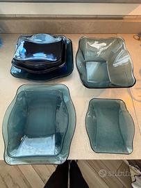 Servizio piatti in azzurro