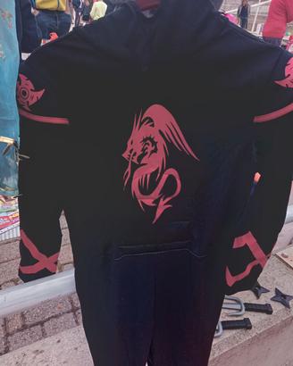 Costume da ninja con accessori