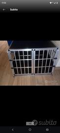 trasportino/ kennel doppio 