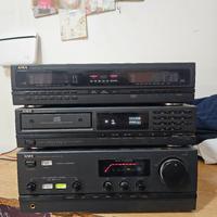 impianto audio aiwa