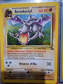 Carta Pokemon Fossil Aerodactyl  prerelease holo
