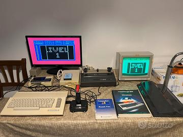 Commodore 64C, registratore, disk drive, ecc.
