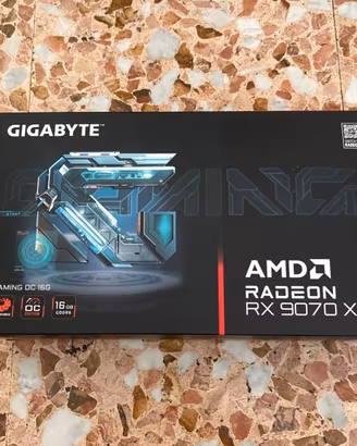 scheda video AMD Radeon RX 9070 XT nuova