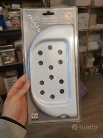 Mensola bianca 24 cm in plastica 