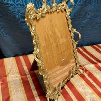 cornice per foto vintage classica metallo bronzo