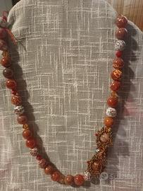 collana agata di fuoco
