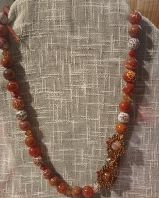 collana agata di fuoco