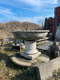 Fontana in cemento