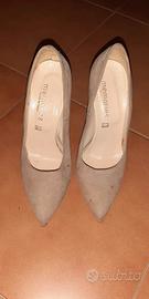 Décolleté tacco a spillo beige