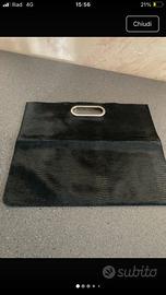 Borsa pochette in pelle