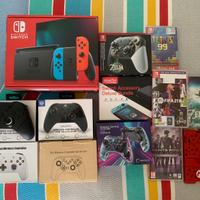 NINTENDO SWITCH 2023 +PRO CONTROLLER ZELDA +GIOCHI
