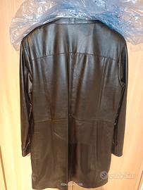 cappotto uomo  in pelle vera