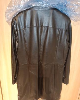 cappotto uomo  in pelle vera