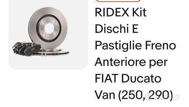 Dischi freno fiat ducato