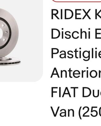Dischi freno fiat ducato