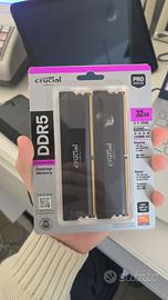 RAM Crucial Pro 32 gb (16x2) DDR5 CL36