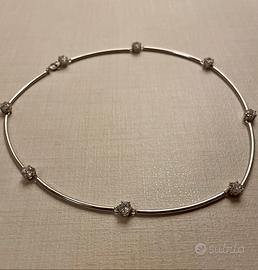 Collana Swarovski Constella – cristalli bianchi