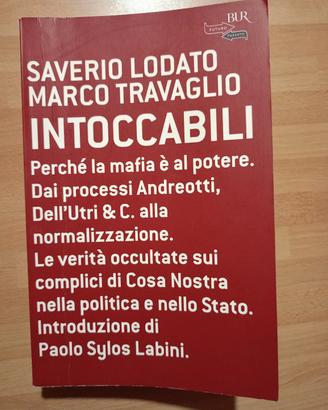 Libro INTOCCABILI perché la mafia è al potere