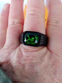 Anello Zaffiro nero