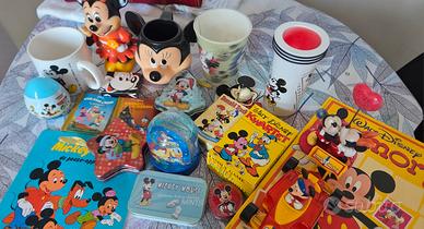 Lotto 21 gadgets Disney Topolino Vintage