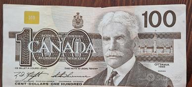 100 dollari Canadesi del 1988