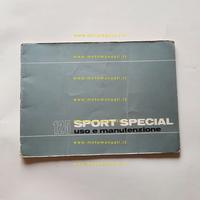 Benelli 125 Sport Special 1971 manuale uso epoca