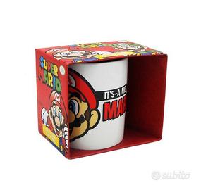 Tazza Super Mario Bros originale Nintendo IT'S A M