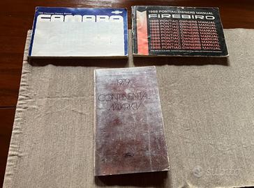 Lotto 2 manuali vintage Ford Pontiac Chevrolet USA