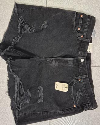 Shorts Jeans Levis Neri 