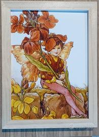 Folletti della natura fiori o frutta in cornice