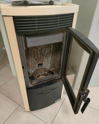 stufa a pellet DAL ZOTTO VALLÌ STEEL 10 KW