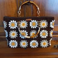 Borsa nuova fatta a uncinetto 