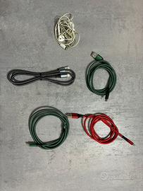 Set 4 cavi Lightning (1 Nuovo) + auricolare Apple