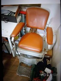 Poltrona da barbiere vintage