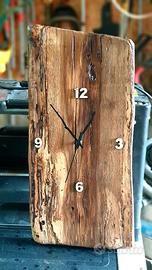 Orologi artigianali in vero legno - da parete